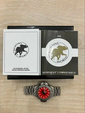 HUNTING WORLD SPORTABOUT 네이비 컴퍼스 워치