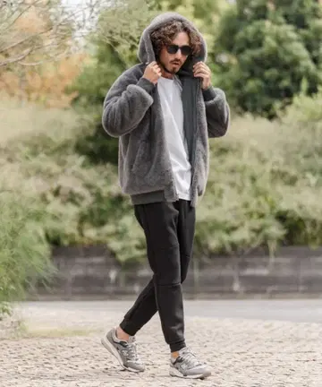 [ 새상품 ] CAMBIO mj11209 리버서블 에코 퍼 나일론 블루종