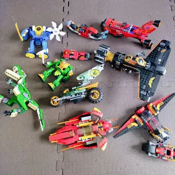 닌자고 로봇 비행기 바이크 레고 정품 미니 피규어 플레이트