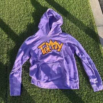 Tommy 보라색 L 사이즈 후드티