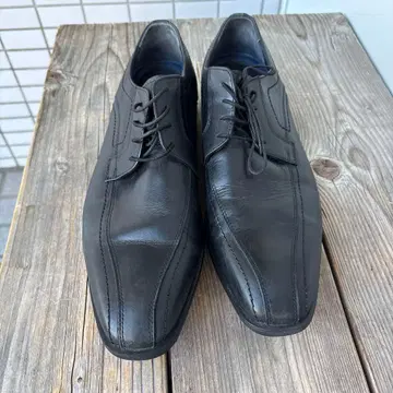 호킨스 블랙 가죽 비즈니스 슈즈