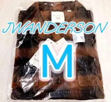 유니클로 JW 앤더슨 브러쉬드 코튼 오버사이즈 셔츠 브라운 M