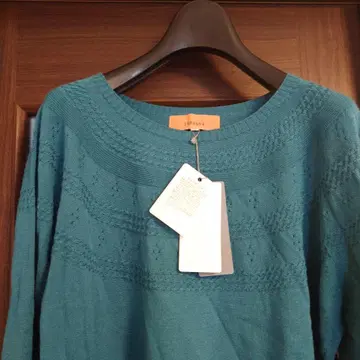 터콰이즈 아크릴 니트 L 사이즈