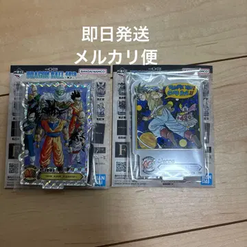 제일복권 드래곤볼 40th 그 두 번째 F상 아크릴 스탠드 2종 세트