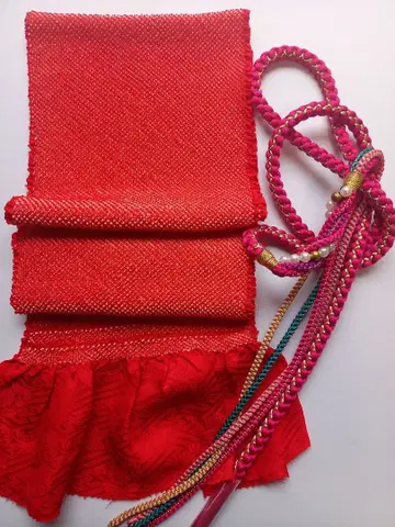 후리소데용, 허리띠, 오비 장식 천