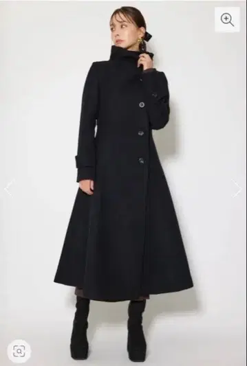 25 오버넥 신데렐라 라인 코트 S