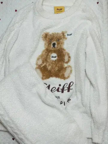 Steiff 테디베어 룸웨어 젤라또피케 콜라보