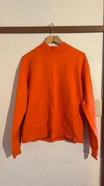 STEVEN ALAN CAMBER 오렌지 하이넥 트레이닝복