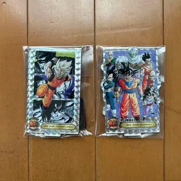 제일복권 드래곤볼 40주년 F상 아크릴 스탠드 2종 시크릿 호일