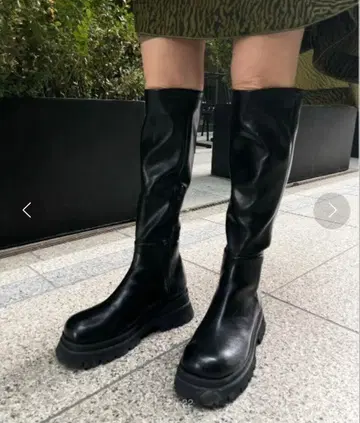 Ameri VINTAGE 롱 부츠 블랙