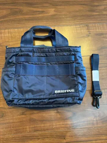 브리핑 카트백 네이비 핸드백 파우치 토트백