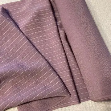 야스 122812 연보라 스트라이프 명주 옷감