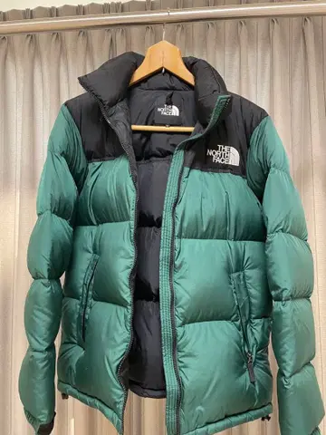 THE NORTH FACE 다운 자켓 그린/블랙