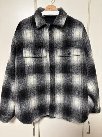 RAGEBLUE 체크 무늬 셔츠 자켓 L 사이즈