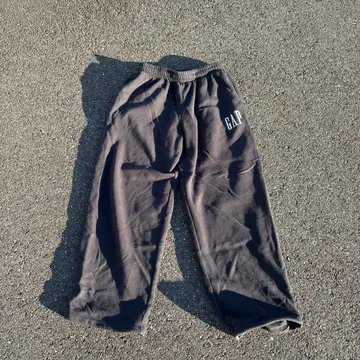 GAP 다크 그레이 스웨트 팬츠 S 초와이드