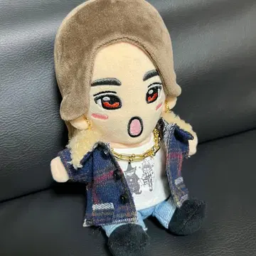 인형 옷 체크 셔츠 자켓 (네이비)