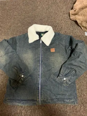 That's Life 데님 플리스 옷깃 자켓