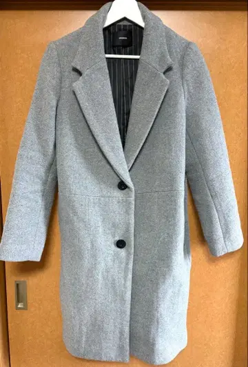 MURUA 그레이 체스터 코트 S 사이즈