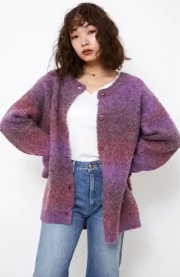 lagua gem MIX Over 가디건