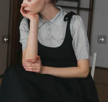 도노반 DONOBAN 시어 피케 셔츠 실버