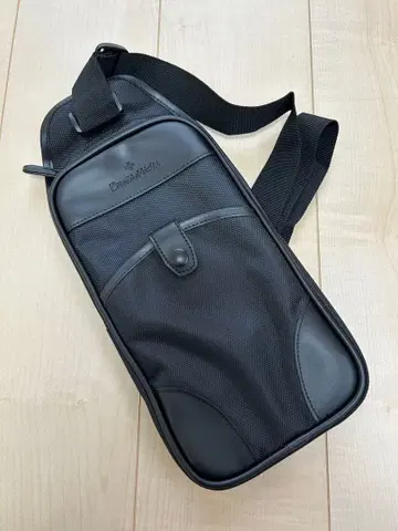 데이비드 힉스 David Hicks 블랙 나일론 바디백 새상품