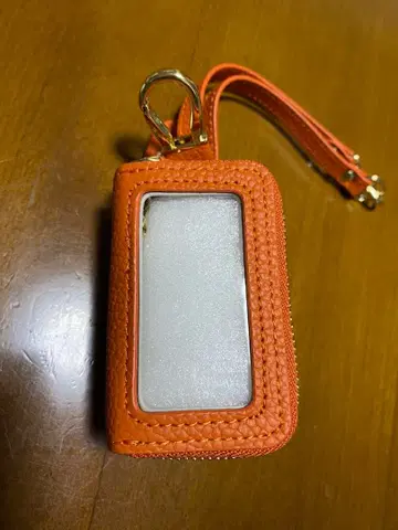 오렌지 가죽 키케이스