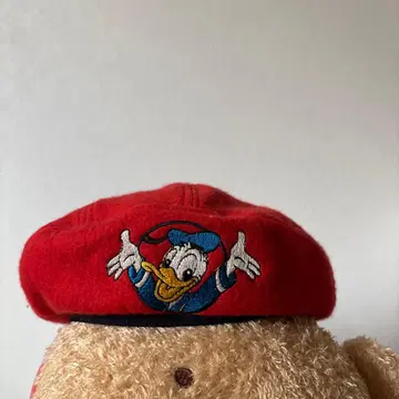 도널드 덕 빨간 베레모 도쿄 디즈니랜드