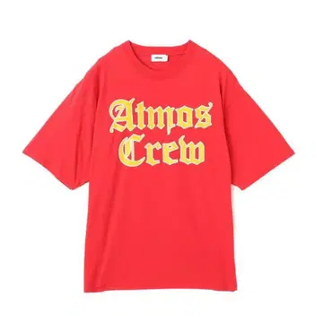 atmos Flocky Print T셔츠 RED L 사이즈