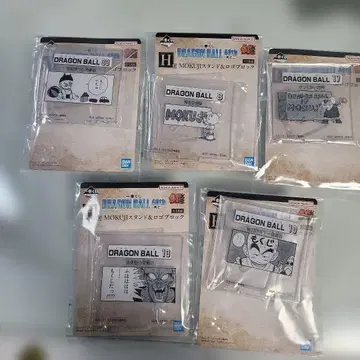 제일복권 드래곤볼 목업 스탠드 5개 세트