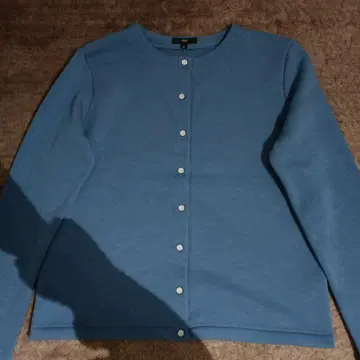 담요 같은 안쪽 샤기 발열 가디건