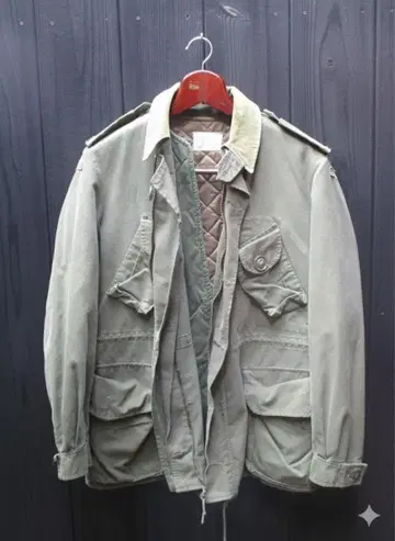[ 1967년 제조 / 실물 ] 캐나다군 컴뱃 자켓 라이너 포함