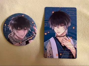 미남 전국 사이조 사이쇼 캔뱃지 트레이딩 카드 이어지는 마음 ver.