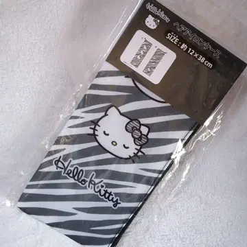 산리오 헬로키티 헤어 다리미 케이스 제브라 패턴 아베일