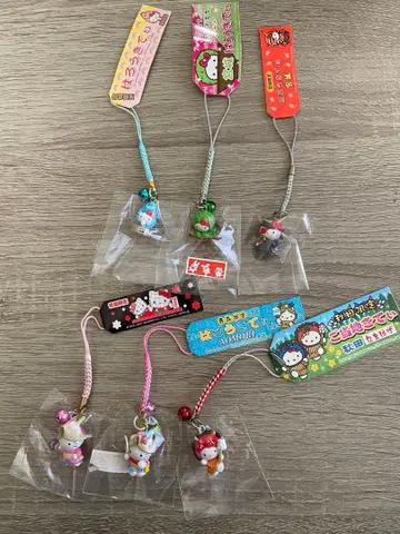헬로키티 지역 한정 키티 스트랩 6개 세트