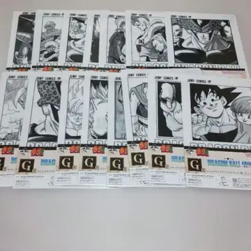 제일복권 DRAGON BALL 40th G상 클리어 파일 세트 15종