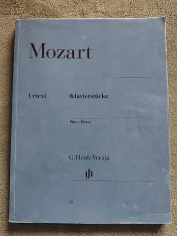 모차르트 피아노 소품집 헨레판
