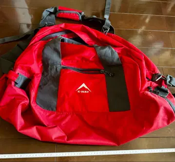 K-WAY 보스턴 백 대용량 레드 7박 새상품급