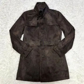 [ 미사용급 ] L 사이즈 피치 스킨 토네이도 마트 스텐카라 코트