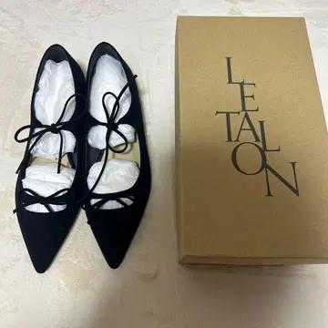 LETALON 리본 포함 플랫슈즈 24.0cm