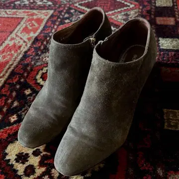 세르지오로시 스웨이드 브라운 숏부츠 36