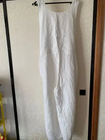 conocone 코노코네 린넨 살로펫 화이트 싸개 버튼