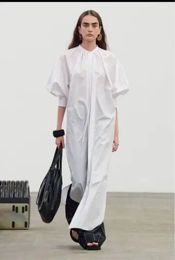 HYKE T/C GATHERED DRESS 원피스