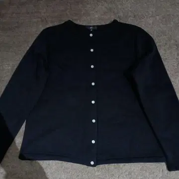 담요 같은 안쪽 샤기 발열 가디건