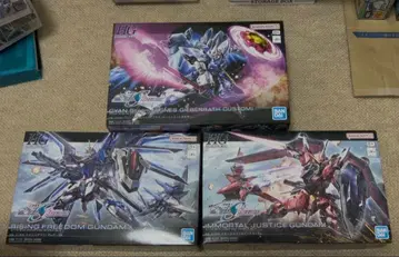 미개봉 새상품 건담 프라모델 3체 세트 걍 슈트롬 외 2체