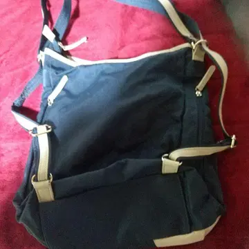 네이비 블루 숄더백