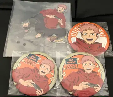 주술회전 세가 럭키 쿠지 이타도리 유우지 캔뱃지 아크릴 스탠드