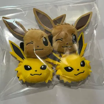 포켓몬 페이스 봉제 인형 클립 이브이 프렌즈 썬더