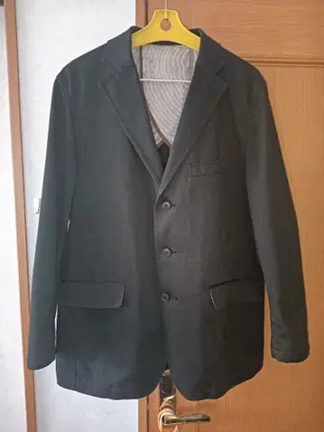 블랙 테일러드 자켓