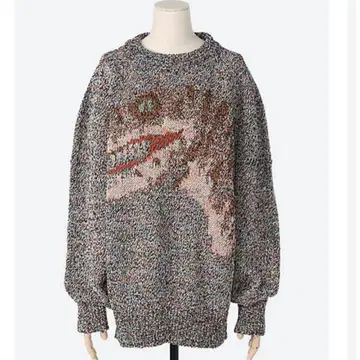 포토코피에 PHOTOCOPIEU 공룡 니트 스웨터