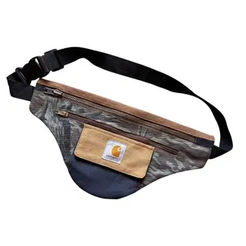 한정판 Carhartt 리메이크 바디백 리얼트리 덕 카모플라쥬